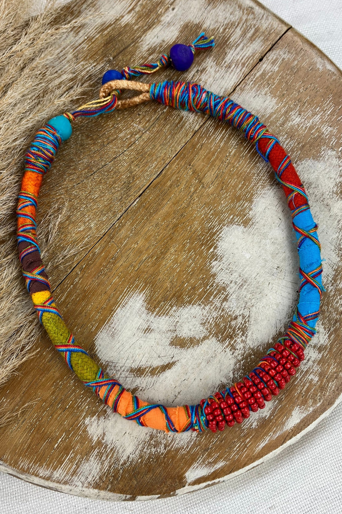 Yacamim Handmade Colorful Rope Necklace #104