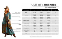 Teal Long Dress with Pom-pom Drawstrings Patchwork Yacamim