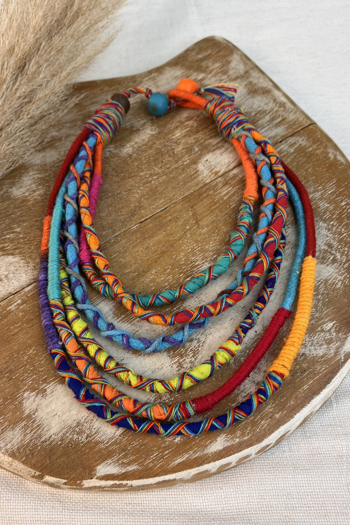 Yacamim Handmade Colorful Rope Necklace #301