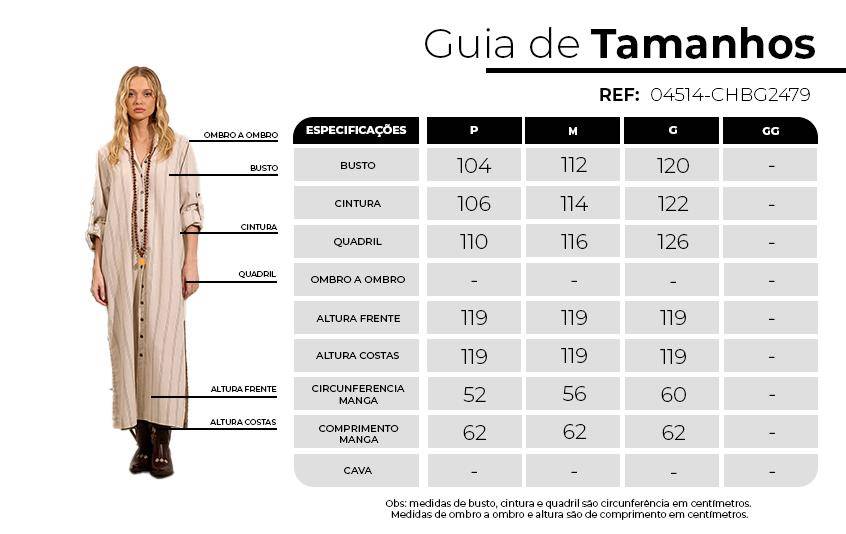 Yacamim Striped Beige Linen Long Chemise with Slits M7