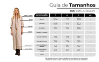 Yacamim Striped Beige Linen Long Chemise with Slits M7