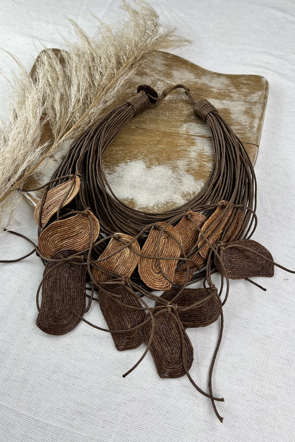 Romi Brown Yacamim Handmade Necklace #74