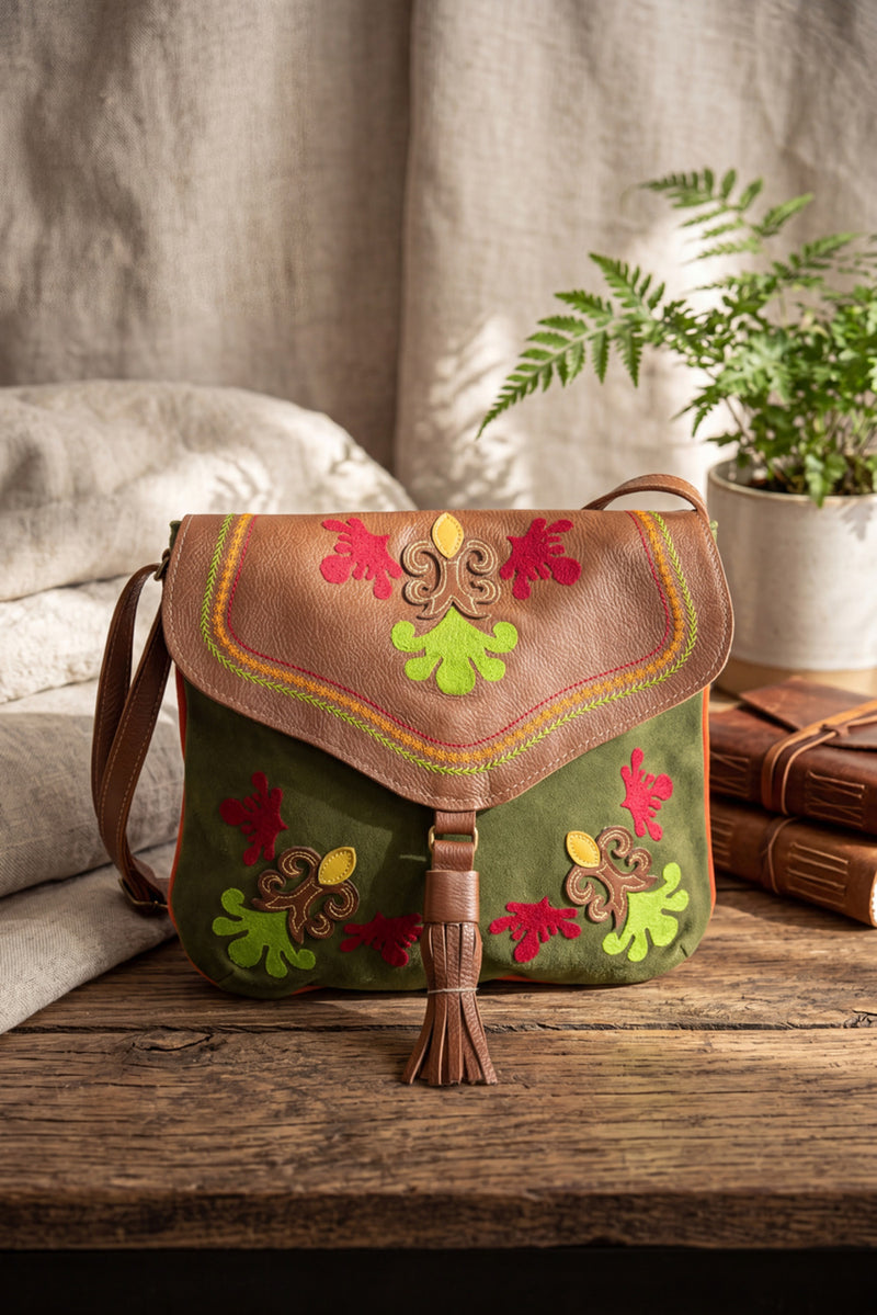 Bolsa Artesanal De Lona Briana Yacamim