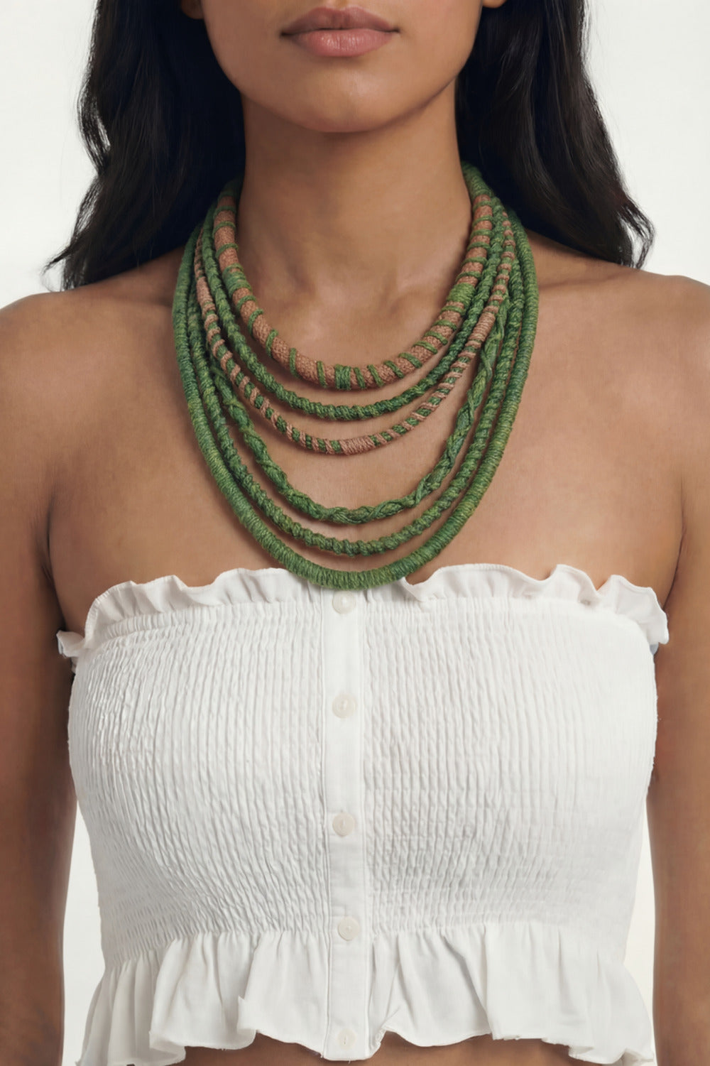 Yacamim Handmade Colorful Rope Necklace #998