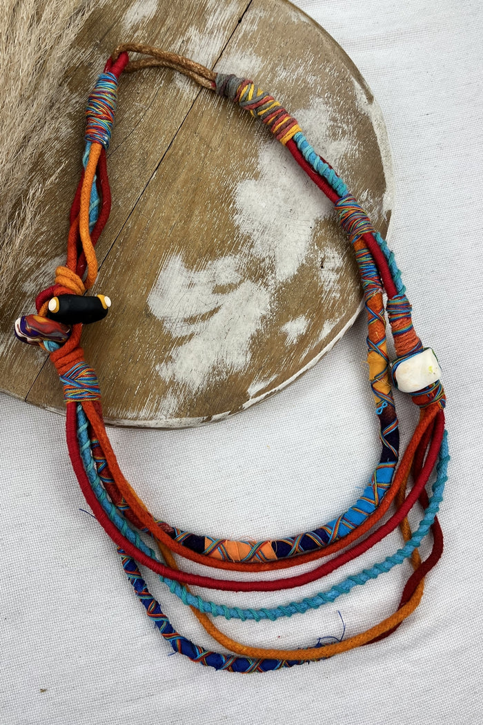 Handmade Colorful Rope Necklace Yacamim #208