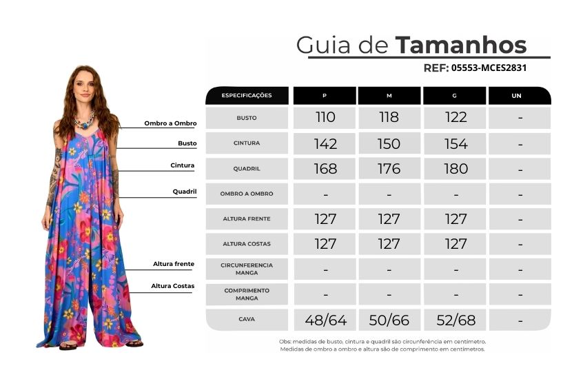 Macacão Pantalona De Alças Reguláveis Colorido Estampado Yacamim O9
