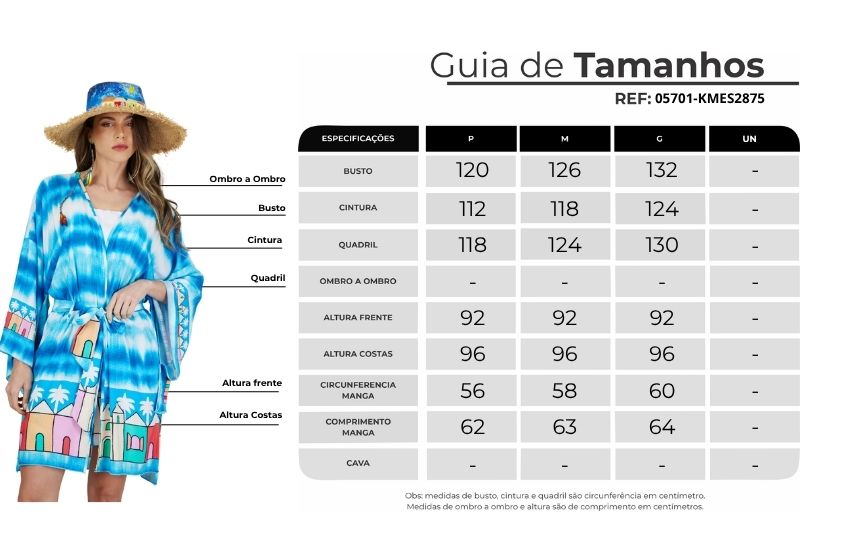 Short Kimono Oxente Bahêa Yacamim Q4 Collection