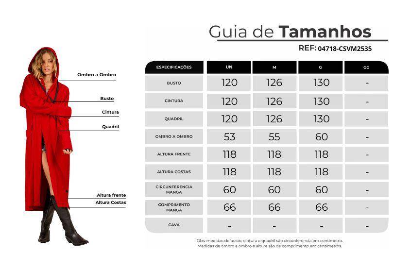 Yacamim Red Hooded Open Midi Sweatshirt