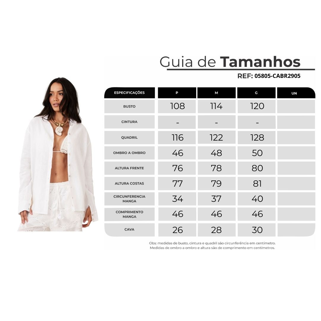 100% Linen Cambric Mother-of-Pearl White Yacamim A17 Shirt