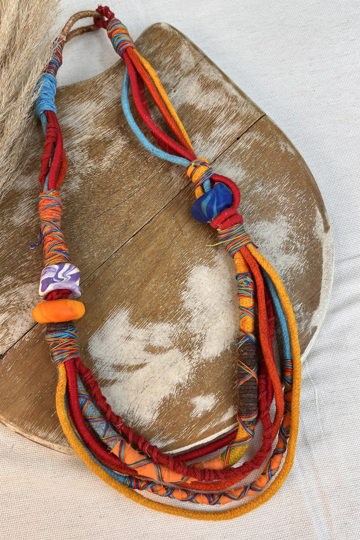 Yacamim Handmade Colorful Rope Necklace #310