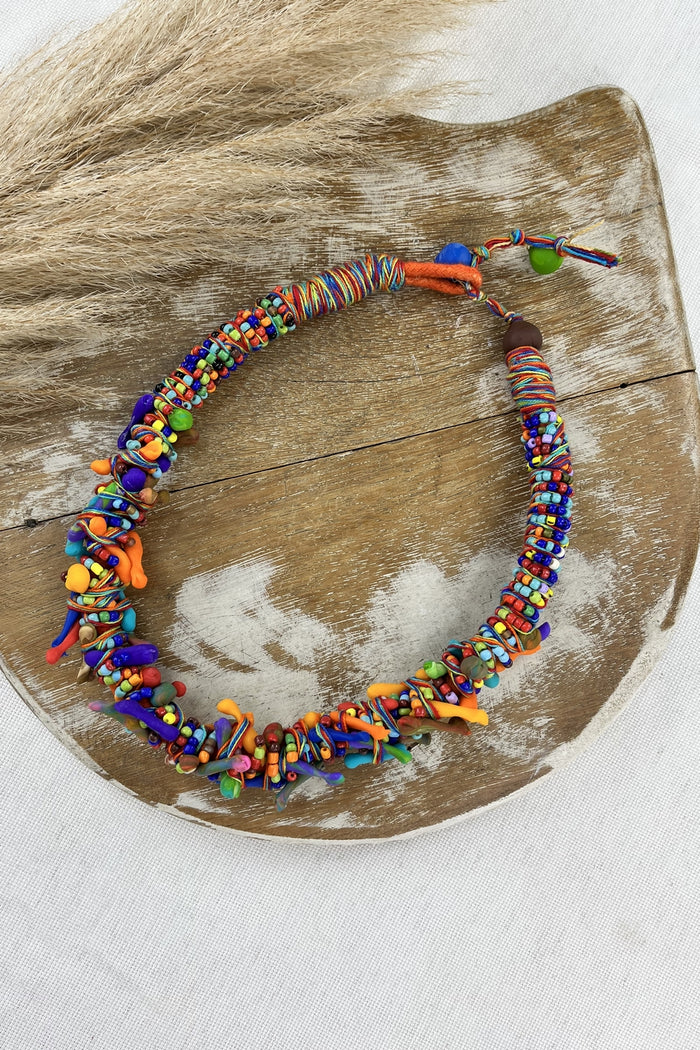 Yacamim #245 Handmade Colorful Rope Necklace