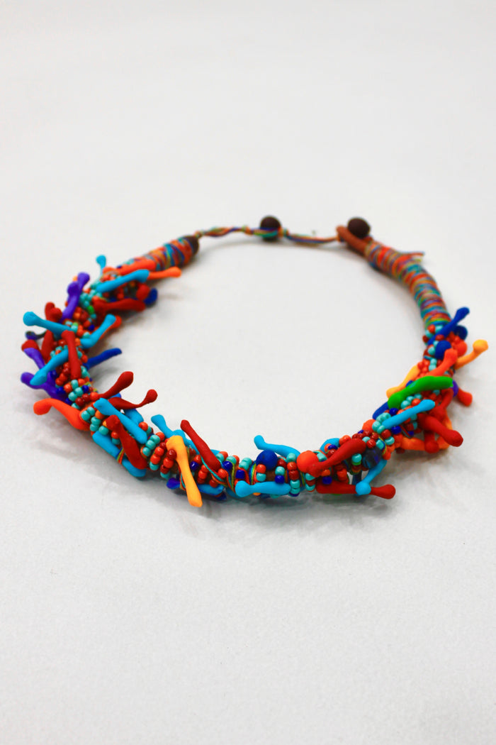 Yacamim Handmade Colorful Rope Necklace #398