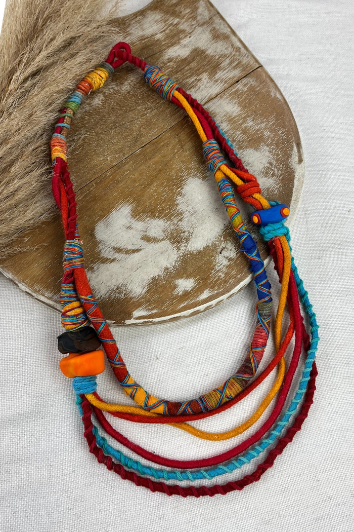 Yacamim Handmade Colorful Rope Necklace #120