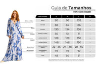 Yacamim E12 Blue Feather Print V-Neck Long Dress