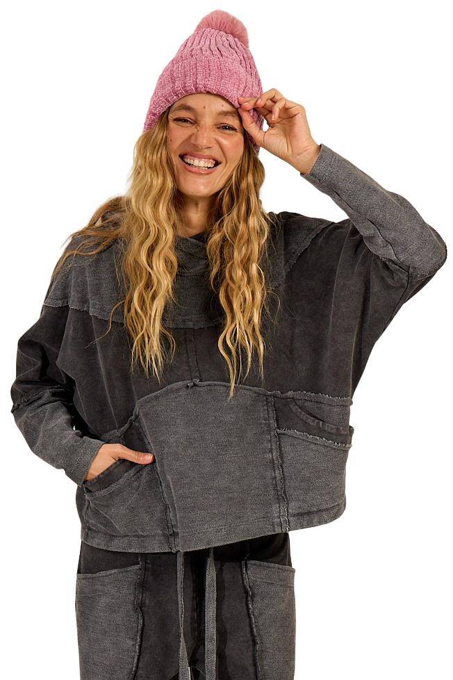 Yacamim A35 Graphite Crossover Hooded Sweatshirt