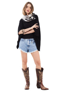 Yacamim B29 Black Off-the-Shoulder Tunic