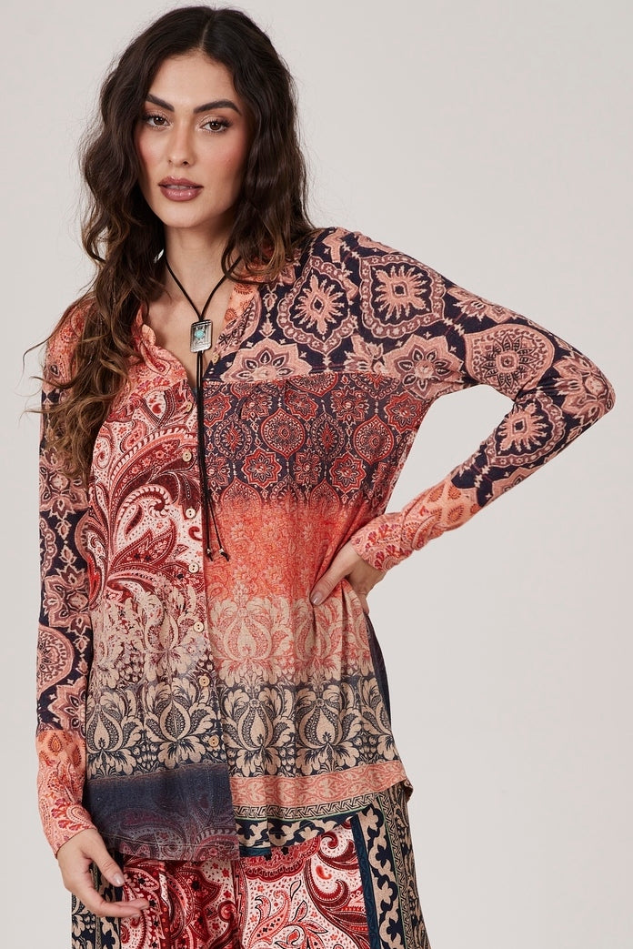 Yacamim Paisley Print Tunic B27