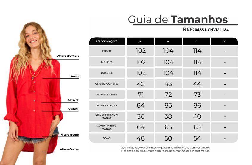 Yacamim Red Short Shirt with Extended Back M2