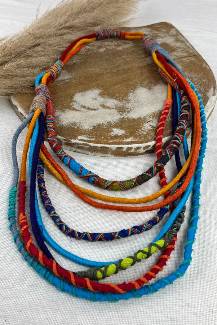 Yacamim Handmade Colorful Rope Necklace #110