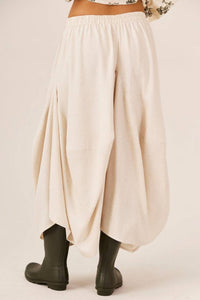Yacamim H9 Beige Sarouel Culottes