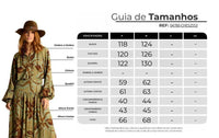 Yacamim A30 Printed Green Wide Linen Shirt with Puffy Sleeves