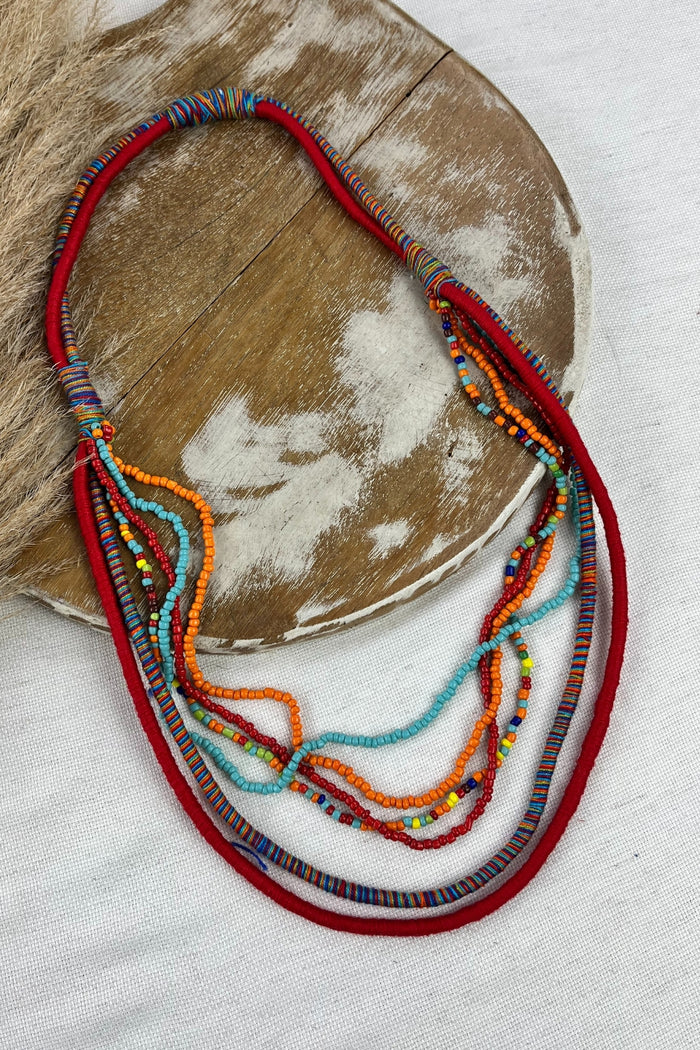 Yacamim #102 Handmade Colorful Rope Necklace
