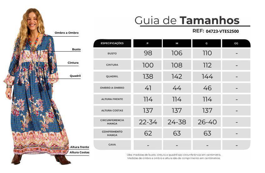 Long Blue Paisley Print Puffed Sleeve Dress Yacamim E2