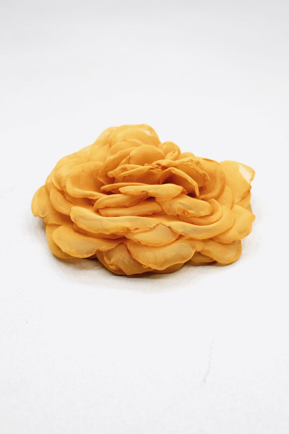 Yacamim Yellow Tulle Flower Hair Clip #438