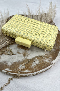 Beige Yacamim Clutch Handbag #149