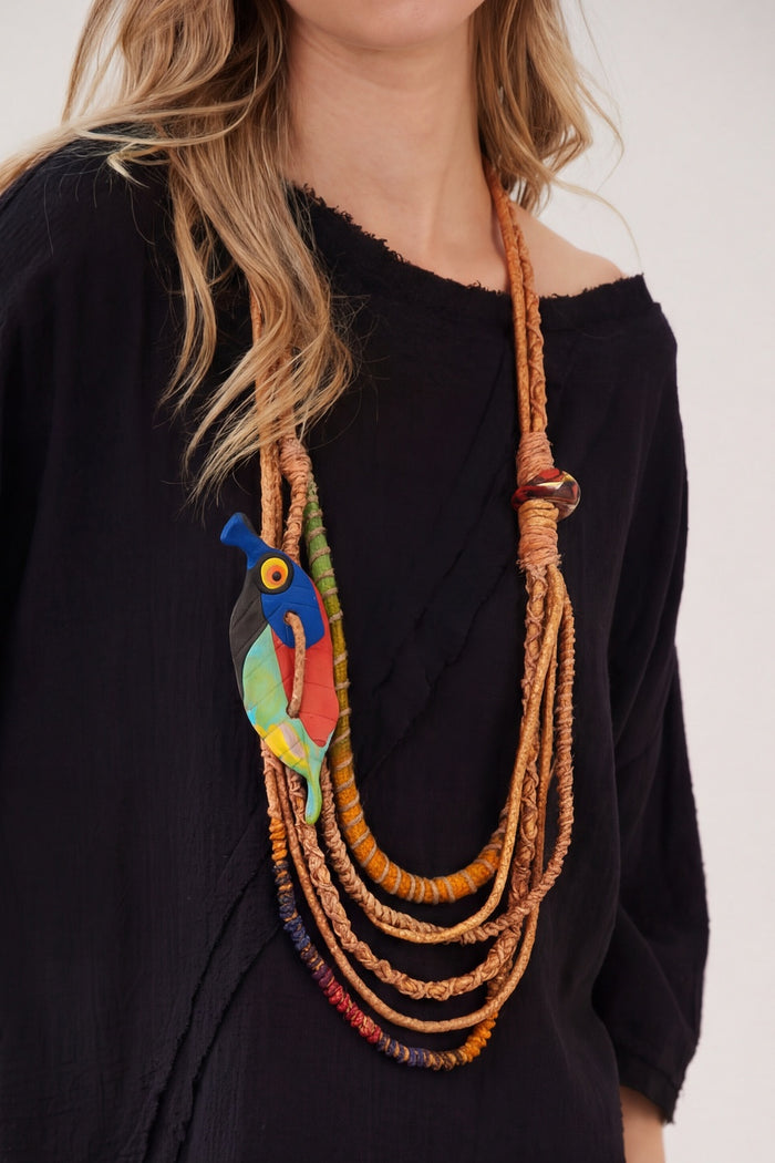 Yacamim Handmade Colorful Rope Necklace #869