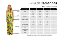 Yacamim C17 Yellow Printed Long Dress with Tie Straps