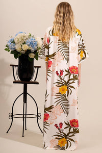 Yacamim Long Shirt with Side Slits Printed M3