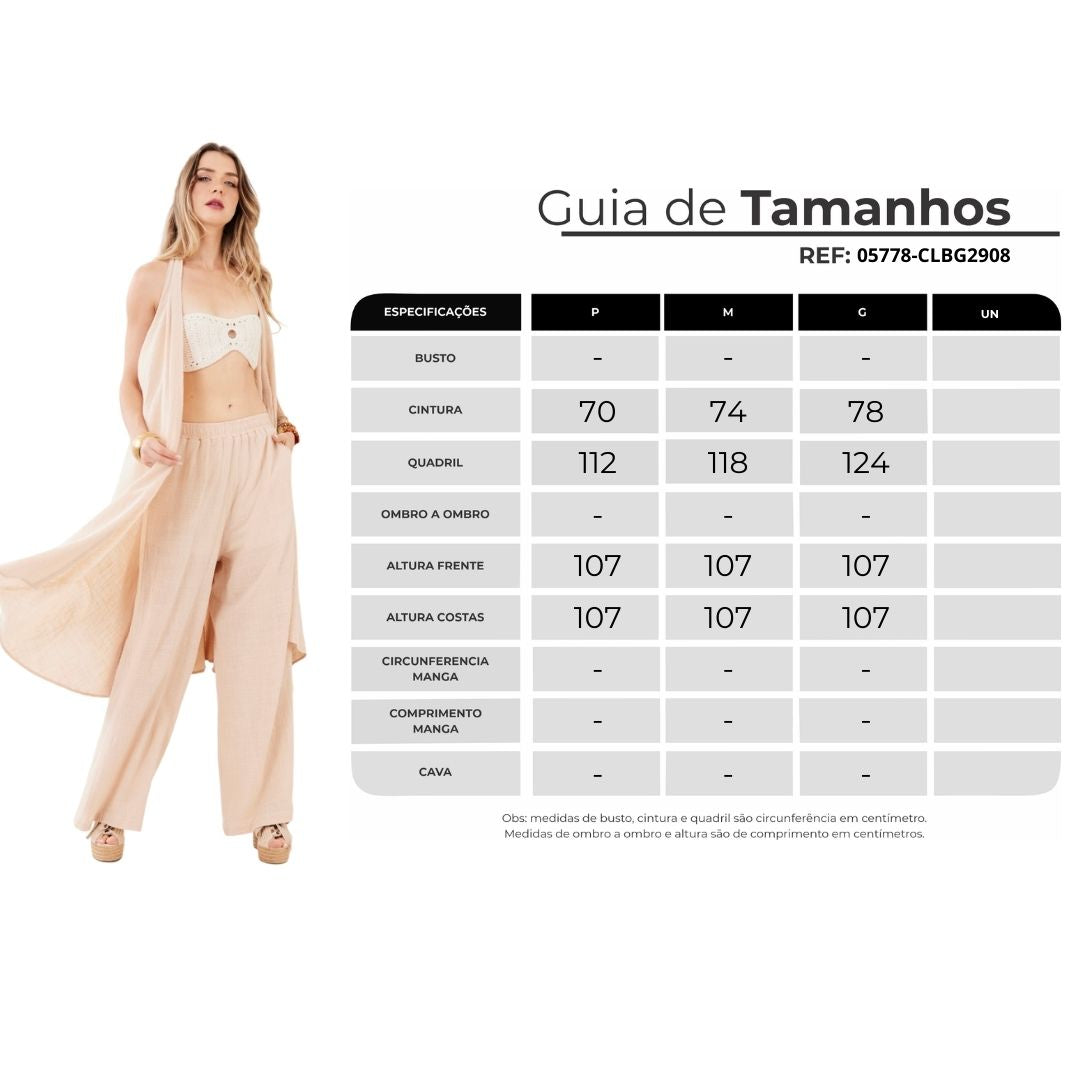 Yacamim I7 Dark Beige 100% Cotton Pants