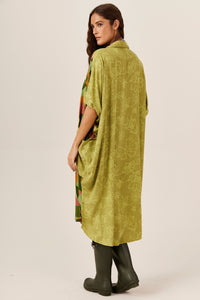 Chemise Midi Com Bolsões Patchwork Yacamim P7