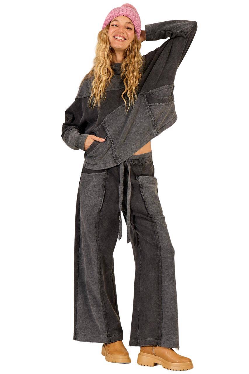 Graphite Yacamim A35 Sweatpants with Drawstring Waist