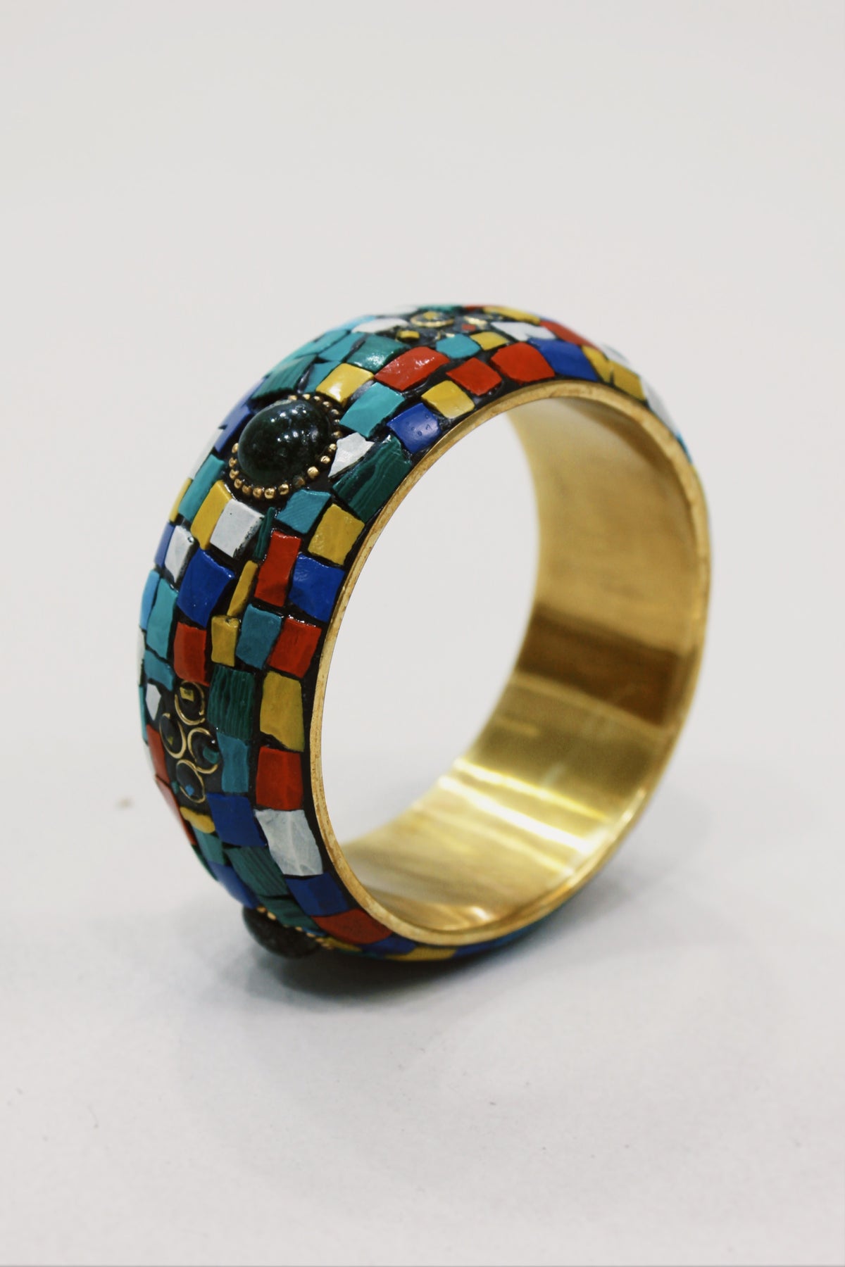 Yacamim Metal Bracelet With Stones #576