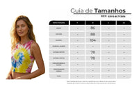 Cropped Regata Saída De Praia Tie Dye Estampa Digital Yacamim A29