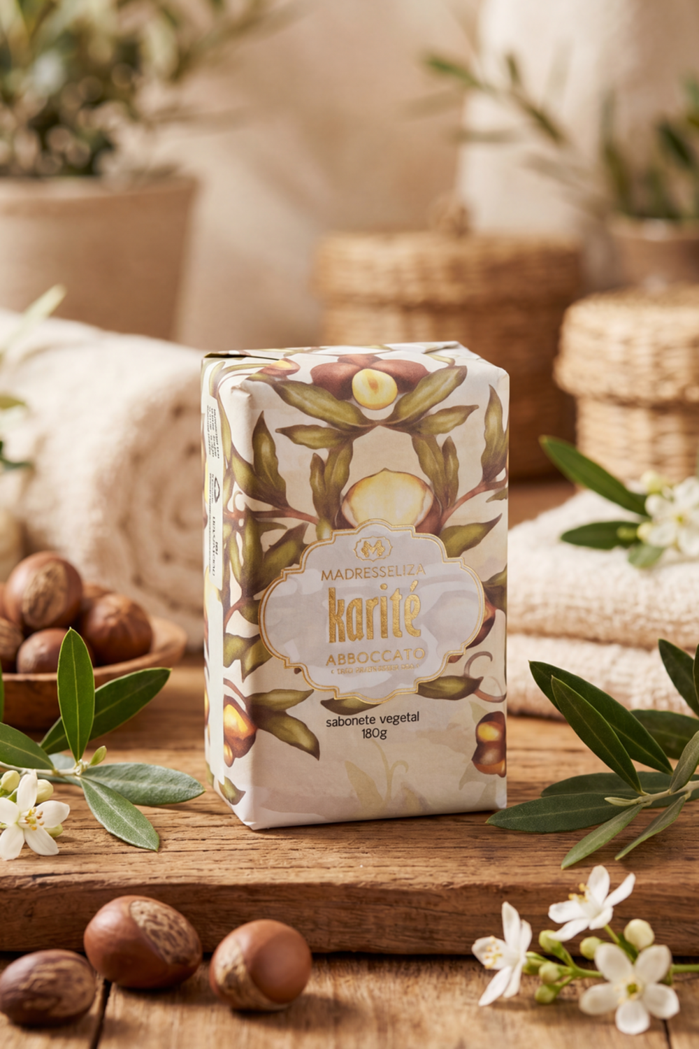 Madressenza Shea Butter Vegetable Soap 180g Yacamim #69
