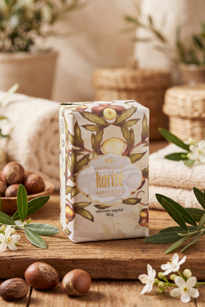 Madressenza Shea Butter Vegetable Soap 180g Yacamim #69