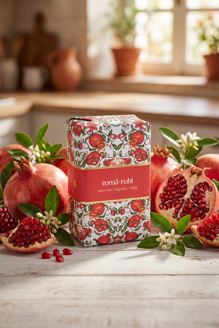 Madressenza Ruby Pomegranate Vegetable Soap 180g Yacamim #65