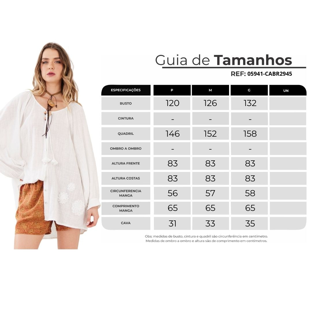Yacamim A22 White 100% Cotton Gauze Marrakesh Shirt