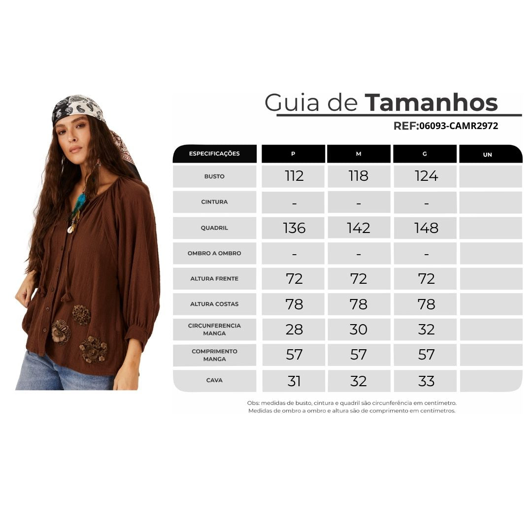 Yacamim Brown Marrakesh Gauze Shirt A19