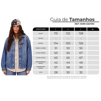 Jaqueta Jeans Azul Yacamim K6