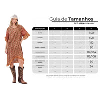 Kaftan Midi Loose with Orange Patchwork Points Yacamim J8