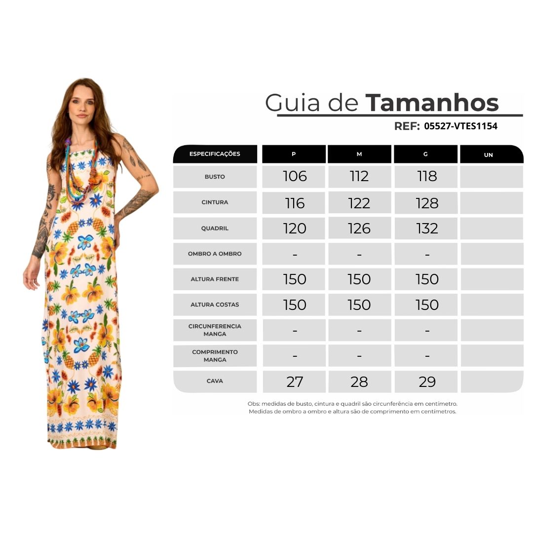 Yacamim C12 Beige Pineapple Print Long Strap Dress