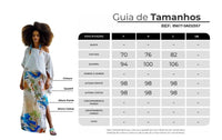 Saia Longa Bege Estampado Coleção Bahêa Yacamim Q7
