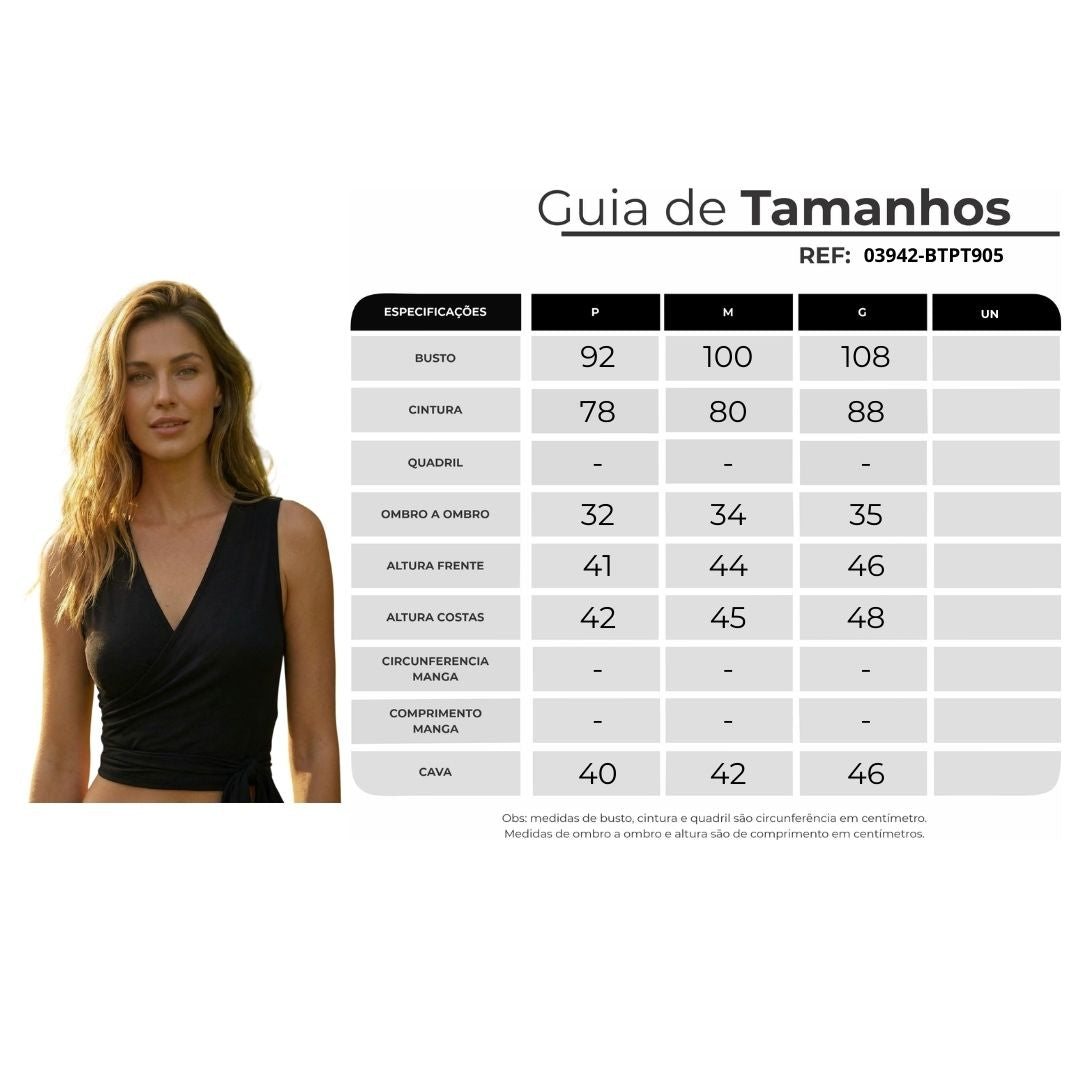 Yacamim Black Cropped Tank Top with Deep Armholes B3