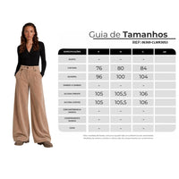 Calça De Veludo Cotelê Com Bolsos Marrom Claro Yacamim H9
