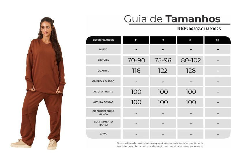 Yacamim A2 Brown Sweatpants with Cuffs