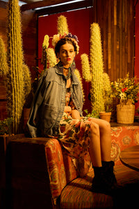 Our Lady of Guadalupe Blue Denim Jacket Yacamim 07/8/9 mex